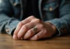 bague croix homme