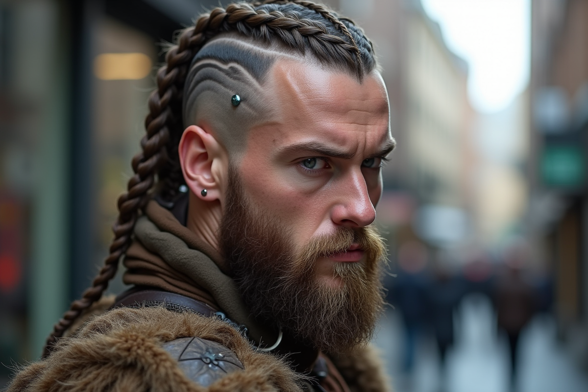 coiffure viking