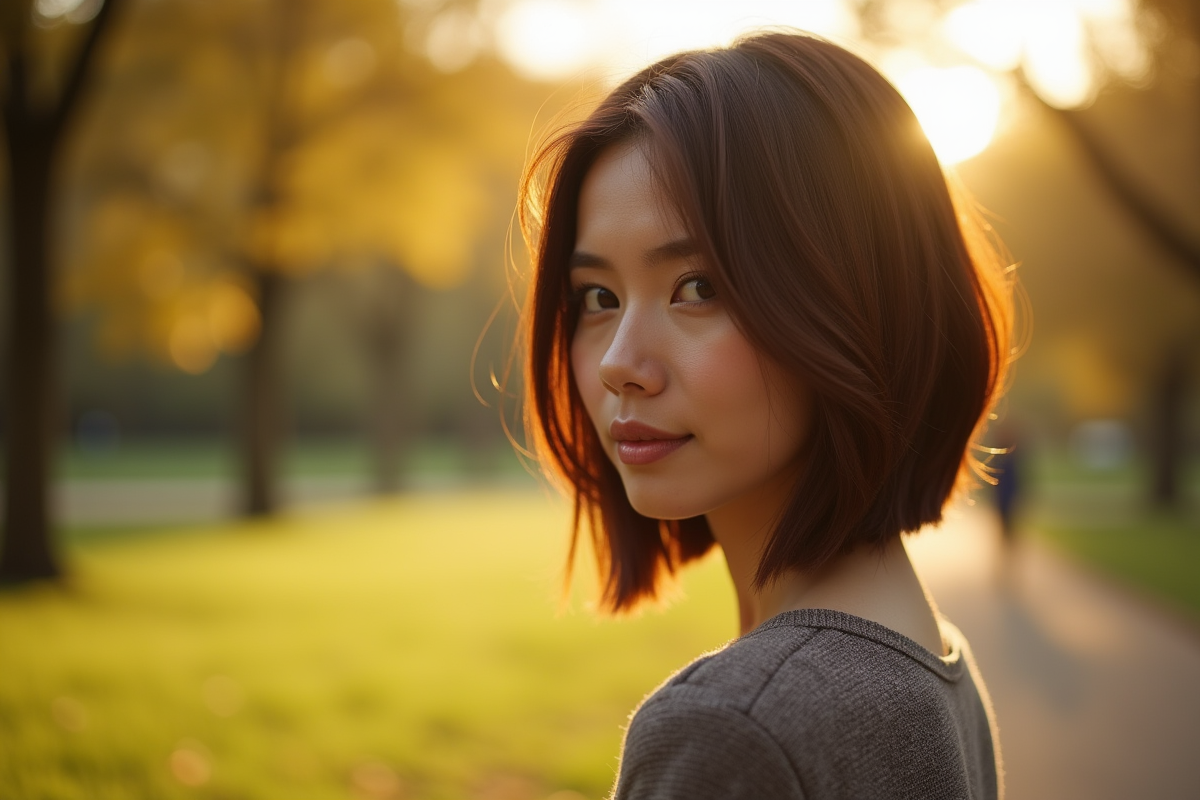 cheveux mi-longs